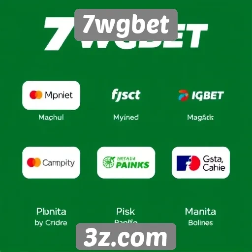 Métodos de pagamento disponíveis no 7wgbet