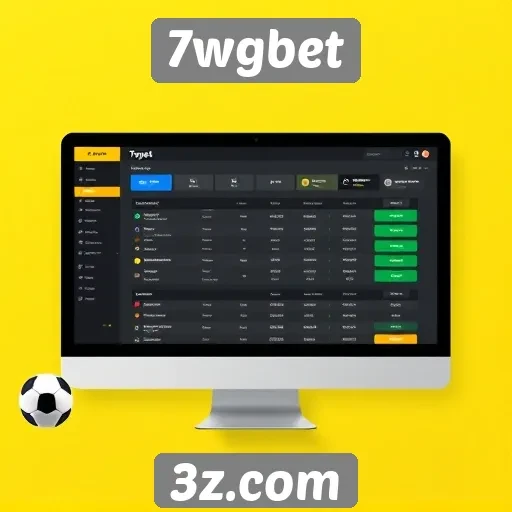 Detalhes sobre a interface do usuário do site 7wgbet